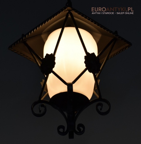 retro lampa rustykalna