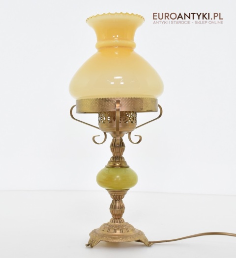 rustykalna lampa stołowa