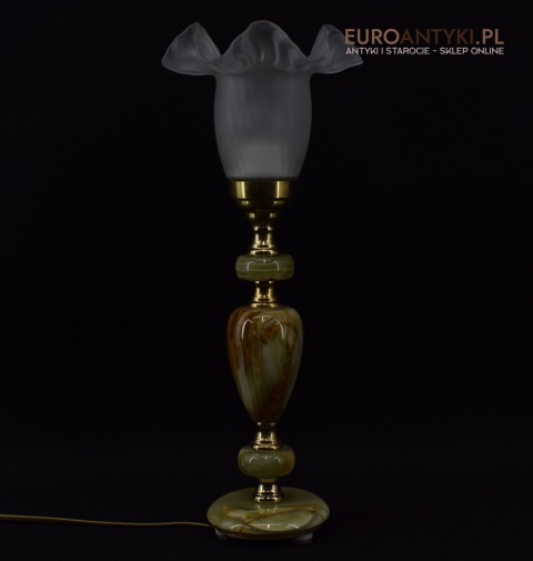 onyx lampka stołowa