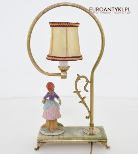 Cudowna lampka stołowa z dziewczynką