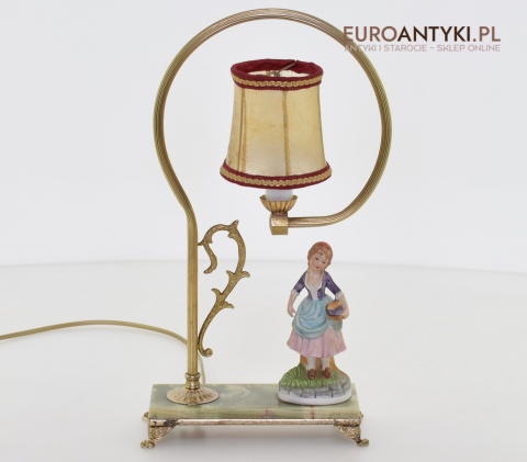 Cudowna lampka stołowa z dziewczynką