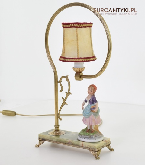 Cudowna lampka stołowa z dziewczynką