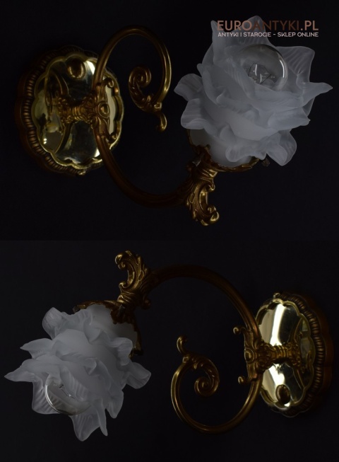 2 unikatowe kinkiety antyczne