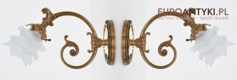 2 unikatowe kinkiety antyczne