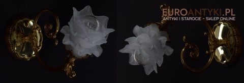 2 unikatowe kinkiety antyczne