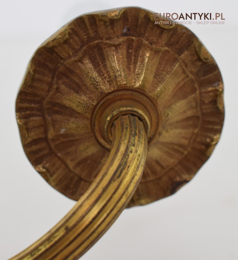 2 secesyjne kinkiety z mosiądzu