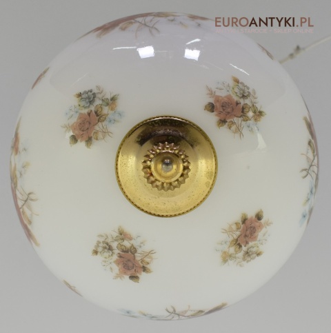 Szklana kula lampa sufitowa vintage