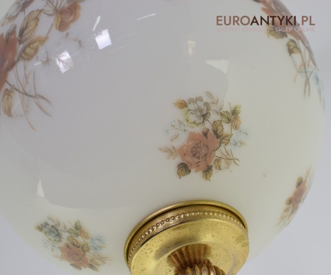 Szklana kula lampa sufitowa vintage