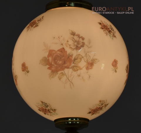 Szklana kula lampa sufitowa vintage