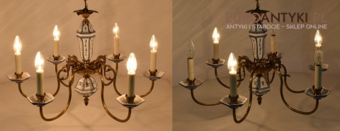 rustykalne żyrandole