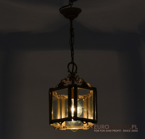 Nietypowa lampa sufitowa do ganku, holu, łazienki. Lampy retro.