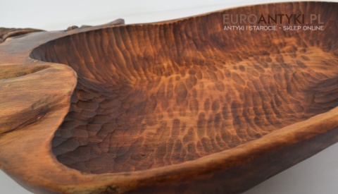 Antyk, ręcznie rzeźbiona taca dzika. Taca na dworski stół. XXL!