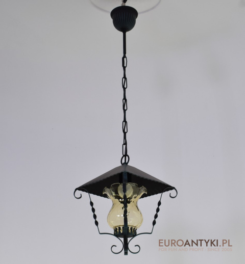 Zabytkowa lampa latarnia do ganku, holu, wiatrołapu. Lampy retro.