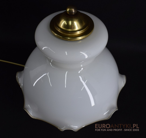 2 mosiężne lampy stołowe w stylu retro vintage. Unikatowe oświetlenie.