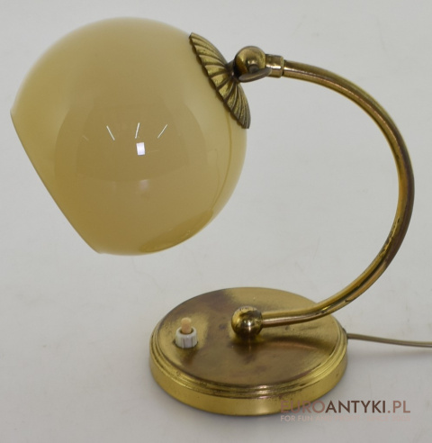 Art Deco kinkiet i lampka stołowa w jednym. Antyki lampy.