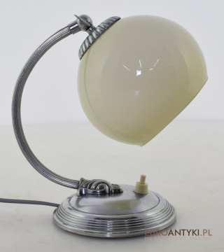 Art Deco lampka i kinkiet w jednym. Lamy antyki.