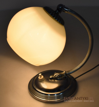 Art Deco lampka i kinkiet w jednym. Lamy antyki.