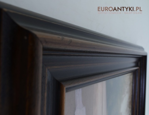 Śliczna drewniana retro rama na zdjęcia. Starocie antyki.