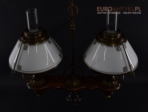 Bajeczna lampa wisząca w stylu cottagecore, rustyk. Lampy antyki.