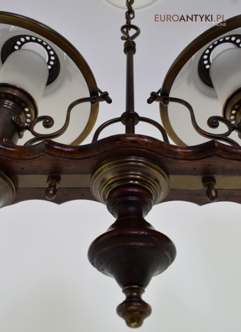 Bajeczna lampa wisząca w stylu cottagecore, rustyk. Lampy antyki.