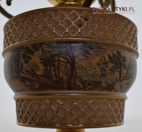 Mała lampka stołowa w stylu retro. Unikatowe lampy.