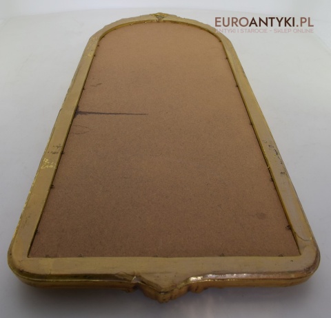 Pałacowe lustro w złotej ramie. Sklep ze starociami.