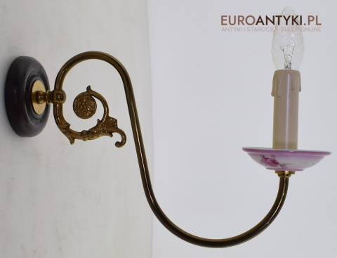 XL! DUŻE jagodowe kinkiety rustykalne. Oświetlenie cottagecore.