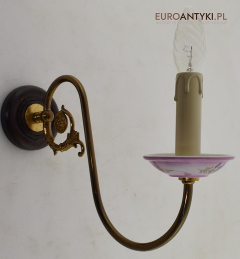 XL! DUŻE jagodowe kinkiety rustykalne. Oświetlenie cottagecore.