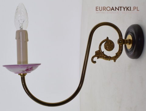 XL! DUŻE jagodowe kinkiety rustykalne. Oświetlenie cottagecore.