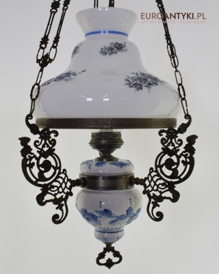 XL! Duża lampa wisząca w rustykalnym stylu. Oświetlenie cottagecore.