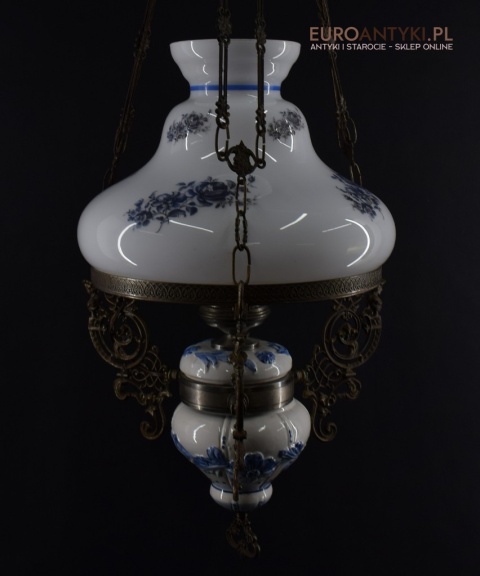 XL! Duża lampa wisząca w rustykalnym stylu. Oświetlenie cottagecore.