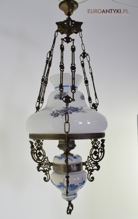 XL! Duża lampa wisząca w rustykalnym stylu. Oświetlenie cottagecore.