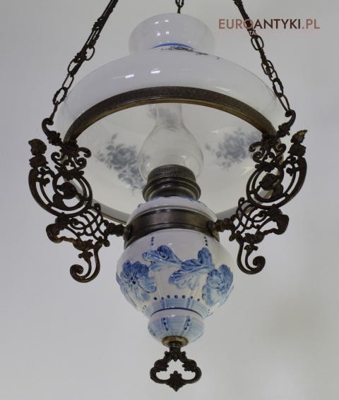 XL! Duża lampa wisząca w rustykalnym stylu. Oświetlenie cottagecore.