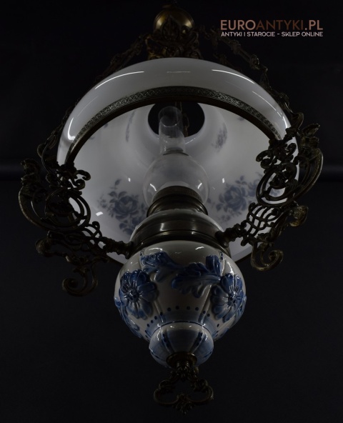 XL! Duża lampa wisząca w rustykalnym stylu. Oświetlenie cottagecore.