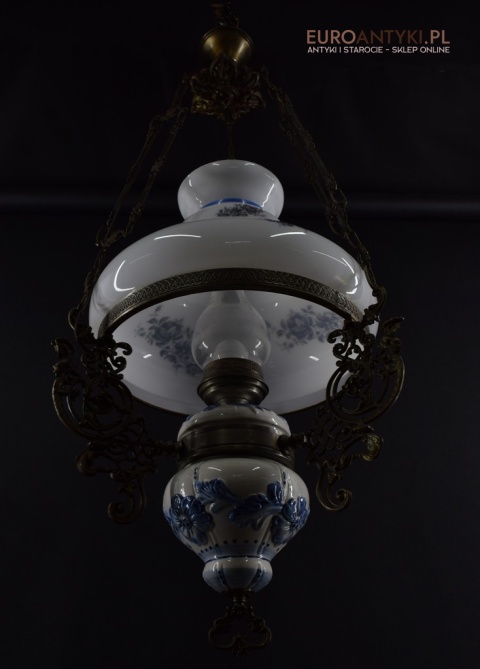 XL! Duża lampa wisząca w rustykalnym stylu. Oświetlenie cottagecore.