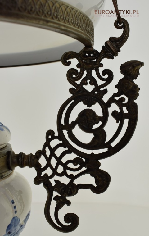 XL! Duża lampa wisząca w rustykalnym stylu. Oświetlenie cottagecore.