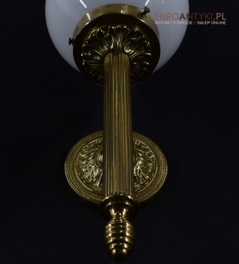 stylowy mosiężny kinkiet