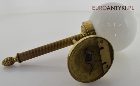 starodawny mosiężny kinkiet