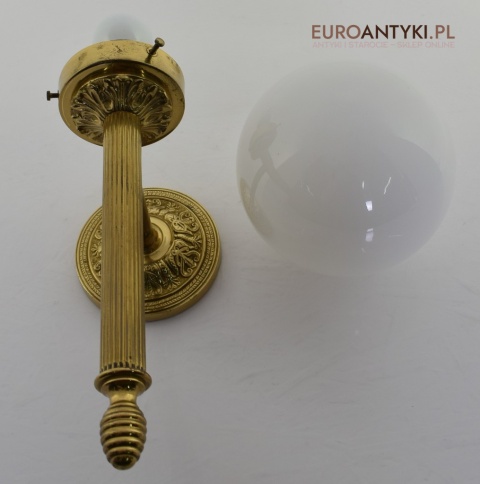 mosiężny kinkiet latarniowy