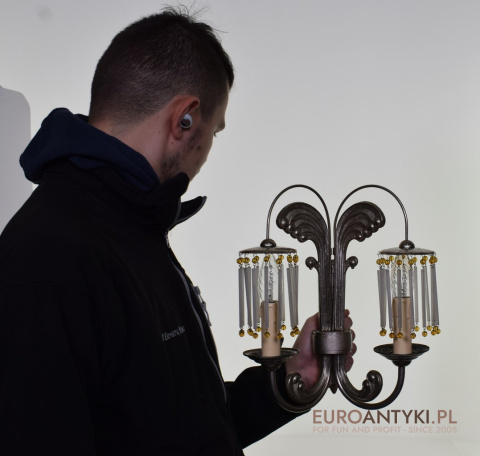 oryginalna lampa art deco