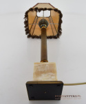 vintage lampa na stolik