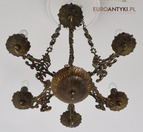 żyrandol z antykwariatu