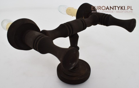 drewniany wiejski kinkiet