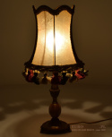rustykalna lampka stołowa