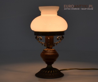 Mini lampa stołowa w stylu rustykalnym. Lampy cottage core.