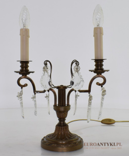 wiktoriańska lampa stołowa