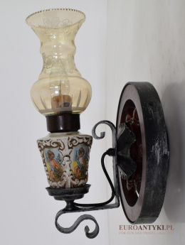 lampy rustykalne na ścianę
