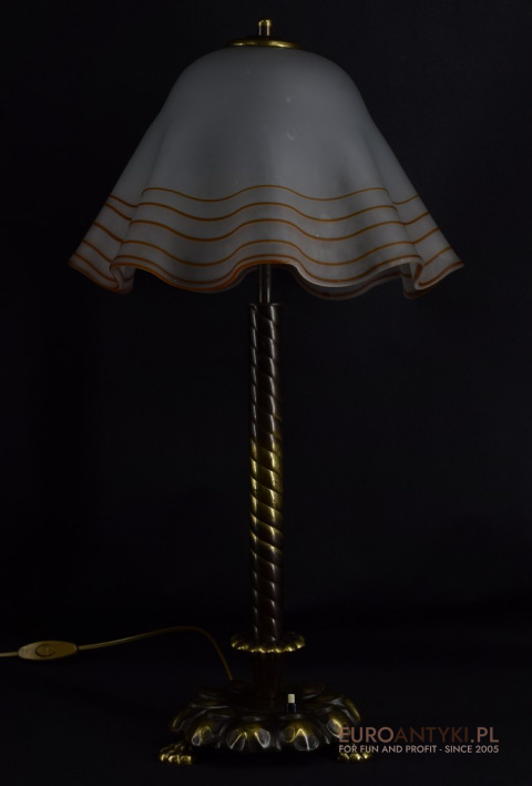 lampy vintage z kloszem