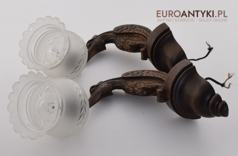 zabytki art nouveau kinkiety