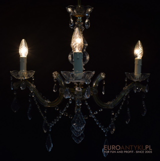 Retro żyrandol Maria Teresa do ekskluzywnej aranżacji - lampy retro vintage